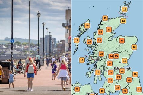 Scotland Weather Forecast Temperatures To Hit Record Breaking 29c Today The Scottish Sun