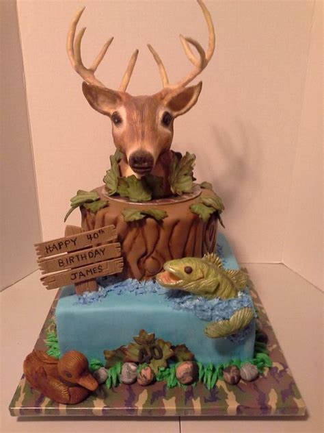 Hunting Fishing Sportsman Cakes CakeCentral