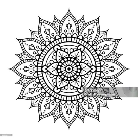 Mandala Art Line High Res Vector Graphic Getty Images