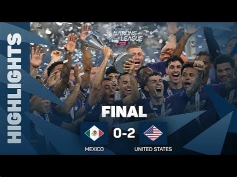 Resultado M Xico Vs Estados Unidos Por Final De Liga De Naciones