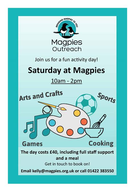 Magpies is opening on Saturdays! - Magpies