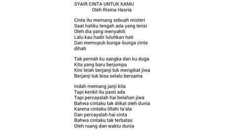 √ 80+ Contoh Syair Cinta/Kehidupan/Nasihat/Agama/Kiasan/Persahabatan