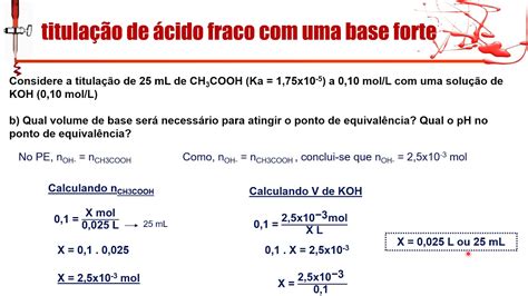 Titulação ácido Fraco Com Base Forte Parte 2 Youtube