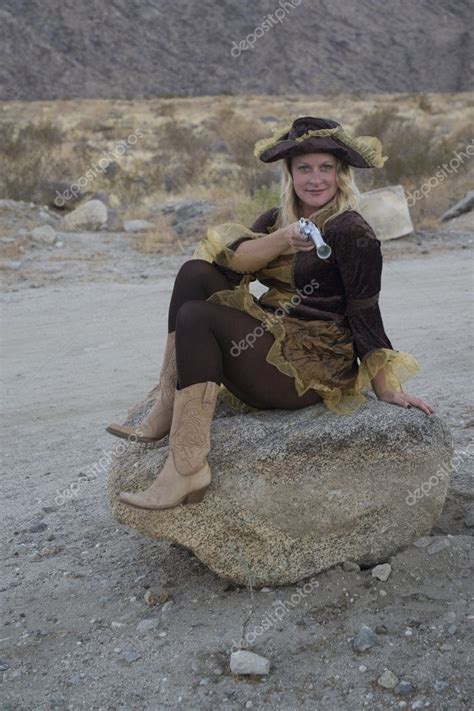 Hot Wench With Pistol Stock Photo FrankParker 8275985