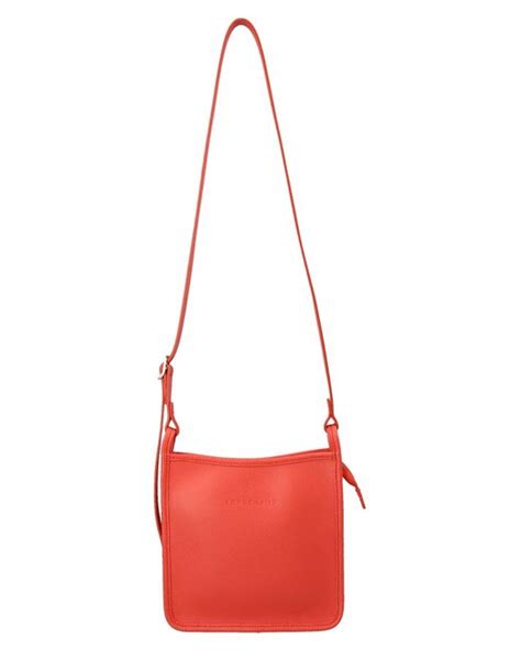 Longchamp Le Foulonn Crossobody Bag In Red Lyst Uk