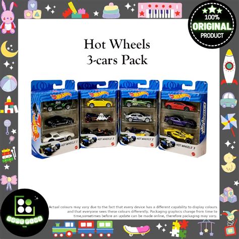 Hot Wheels 3 Cars Pack Hobbies Toys Toys Games On Carousell