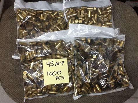 45 Acp Brass Once Fired 1000pcs For Sale At 965682184