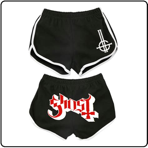 Ghost Double Grucifix Hot Pants Hot Pants Hot Pants Shorts Gym