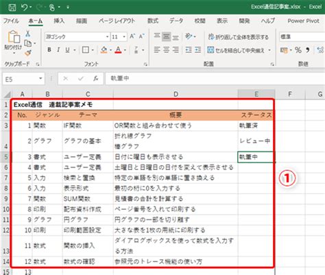 【excel】管理が簡単で見やすい進捗表を作って仕事を効率化！エクセルでステータスを選ぶだけで色が変わる表を作る方法 いまさら聞けない