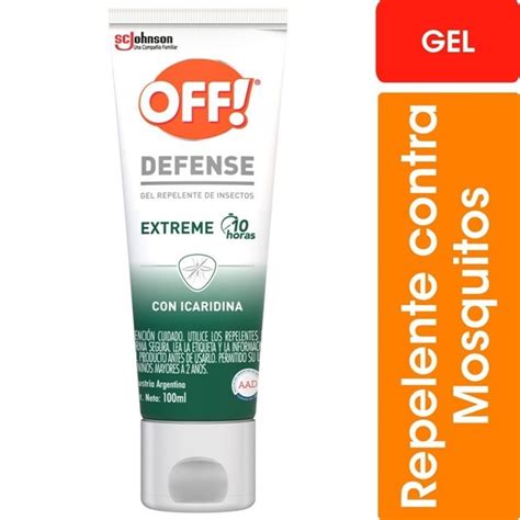Off Repelente Defense Extreme en Gel 100 ml, Off Repelentes - Farmacias ...