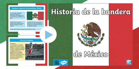 PowerPoint Historia de la bandera de México Twinkl