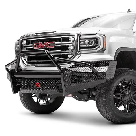 Fab Fours® Gmc Sierra 1500 2016 Black Steel Full Width Blacked Front