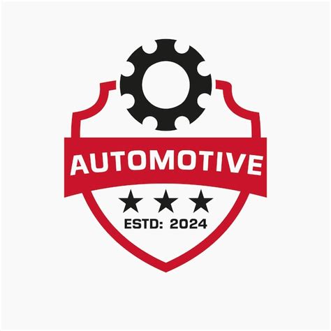 Modelo De Vetor De Design De Logotipo De Engrenagem Automotiva Vetor