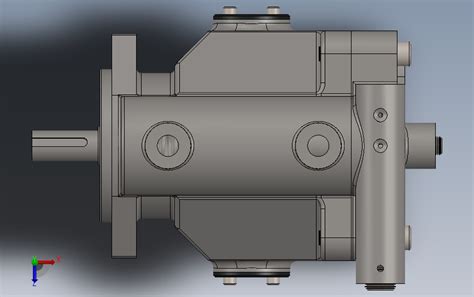 斜盘柱塞泵solidworks 2020模型图纸下载 懒石网