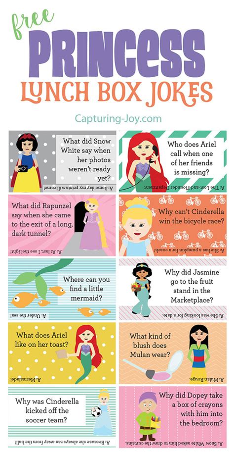 Disney Princess Lunch Box Jokes Capturing Joy With Kristen Duke