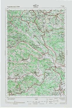 Topografska Karta Bosne I Hercegovine Doboj