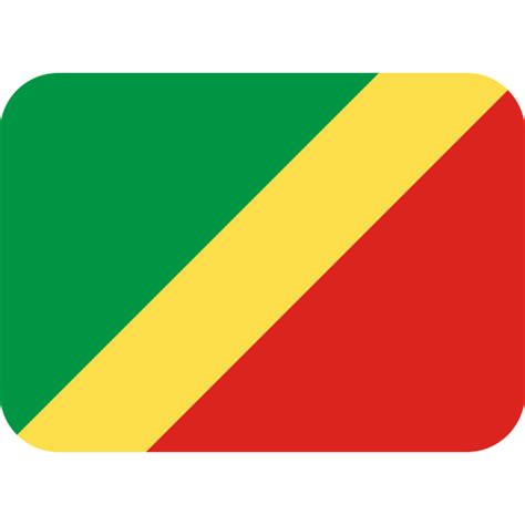 Congo Brazzaville Flag Icon | Twemoji Flags Iconpack | Twitter