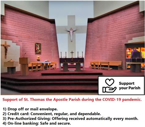 St Thomas The Apostle Parish Markham Donate