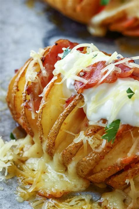 Patatas Rellenas Al Horno Hasselback Receta F Cil