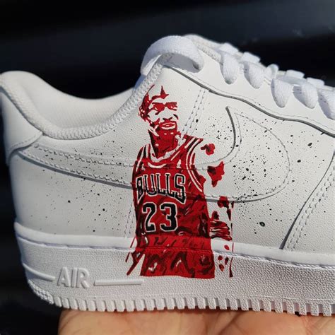 Michael Jordan Air Force 1 Custom - Daniel Customs