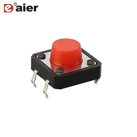 4pin 12x12 Push Button Micro Tact Switch Through Hole Terminals China 12x12 Push Button Micro