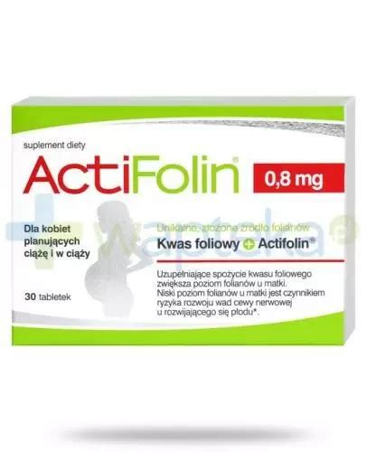 ActiFolin 0 8mg Kwas Foliowy 30 Tabletek Cena Opinie