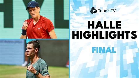 Jannik Sinner Vs Hubert Hurkacz For The Title Halle 2024 Final