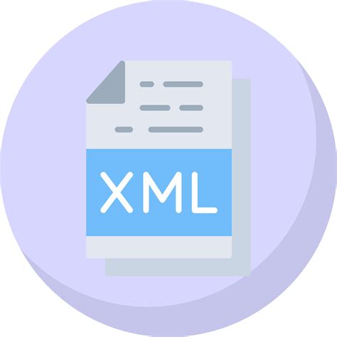 Xml File Format Vector Icon Design Vector Art At Vecteezy