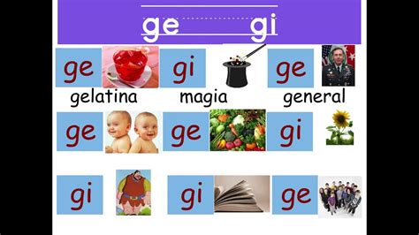 Palabras Con Ge Gi YouTube