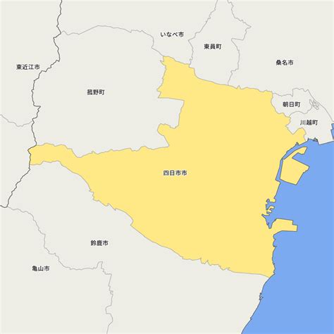 三重県四日市市の地図 Map It マップ・イット