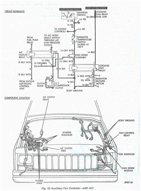 1998 Jeep Cherokee A C Clutch Relay