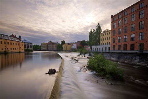 Kungsgatan Norrköping Schweden Sonnenaufgang Sonnenuntergang Zeiten