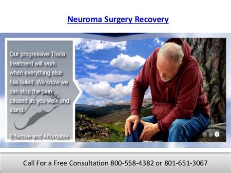 Neuroma surgery recovery