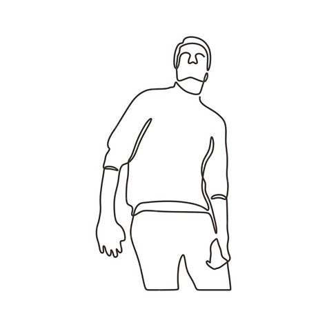 Premium Vector A Outline Human Graphic Conceptual Draw