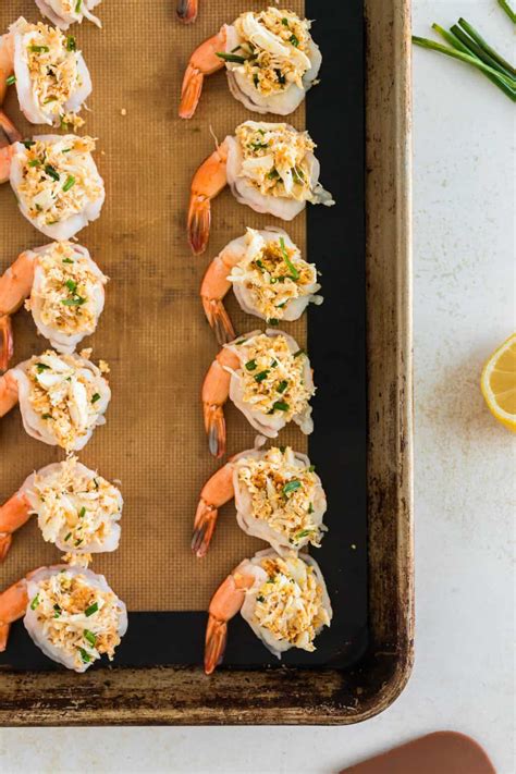 Baked Stuffed Shrimp With Crab Foxes Love Lemons