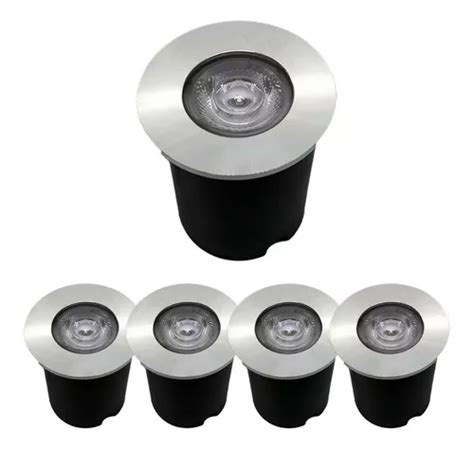 Kit Balizador Spot Led Embutir Ch O Piso Jardim W Quente Mercadolivre