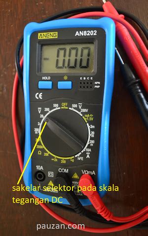 Cara Menggunakan Multimeter Multitester Avometer Digital Belajar