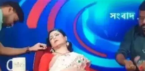 Watch TV Anchor Faints In Hot Studio While Presenting Updates On Heatwave