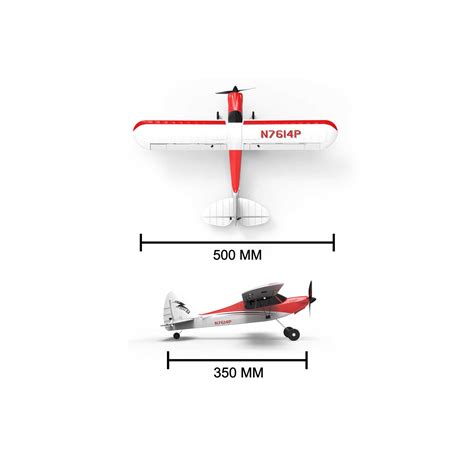 Volantex Sport Cub 500 761 4 500mm Wingspan RC Glider Airplane 4CH One