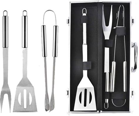 USTENSILE BARBECUE PLANCHA Lot De 3 Ustensiles De Cuisine Pour