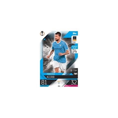 Buy Cards Francesco Acerbi SS Lazio Topps Match Attax 2022 23