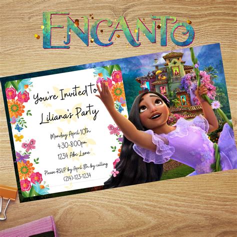 Digital Encanto Invitations Encanto Birthday Invitations Etsy Australia