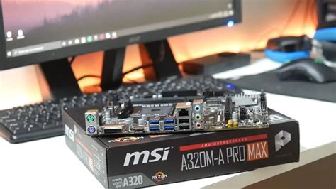 Placa Mãe Custo BenefÍcio Para Ryzen A320m A Pro Max Msi Youtube