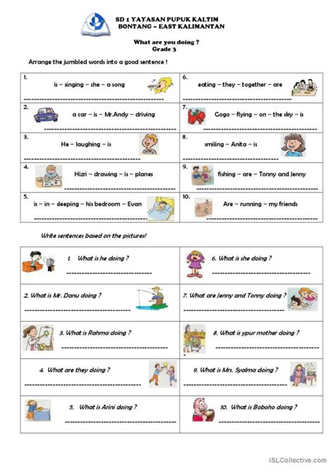 What Are You Doing English ESL Worksheets Pdf Doc