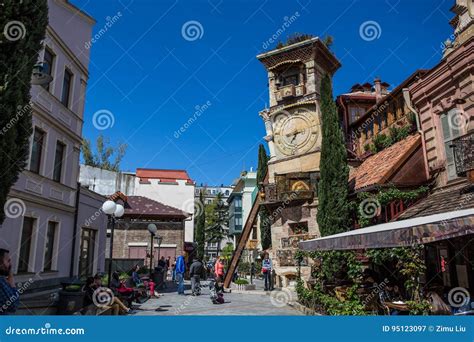 Tbilisi Georgia Gruzia Editorial Photography Image Of Bridge 95123097
