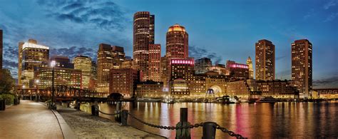 Photos Of The Boston Skyline At Night Vast