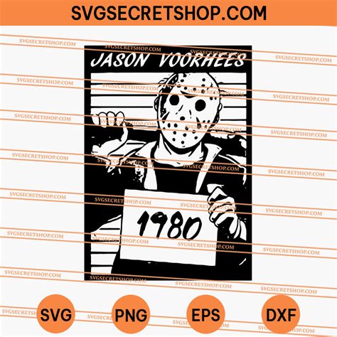 Jason Voorhees Svg Jason Svg Crystal Lake Svg Horror Svg Svg