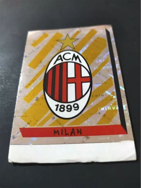 Figurina Calciatori Panini Scudetto Milan N Nuova Con Velina