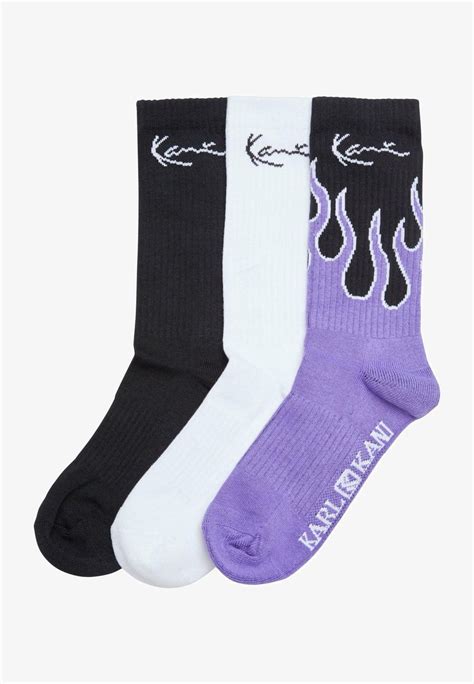 Karl Kani Signature Pack Calze Black Flames Whitenero Zalandoit