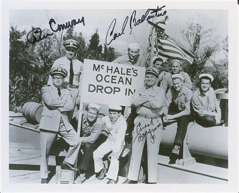 Mchales Navy Tv Cast Autographed Signed Photograph Co Signed By Tim